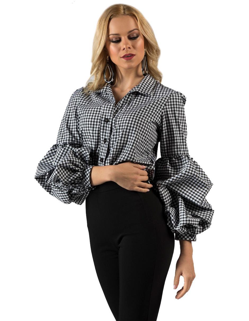 Blusa charlotte manga larga para mujer Blusa charlotte manga larga para mujer