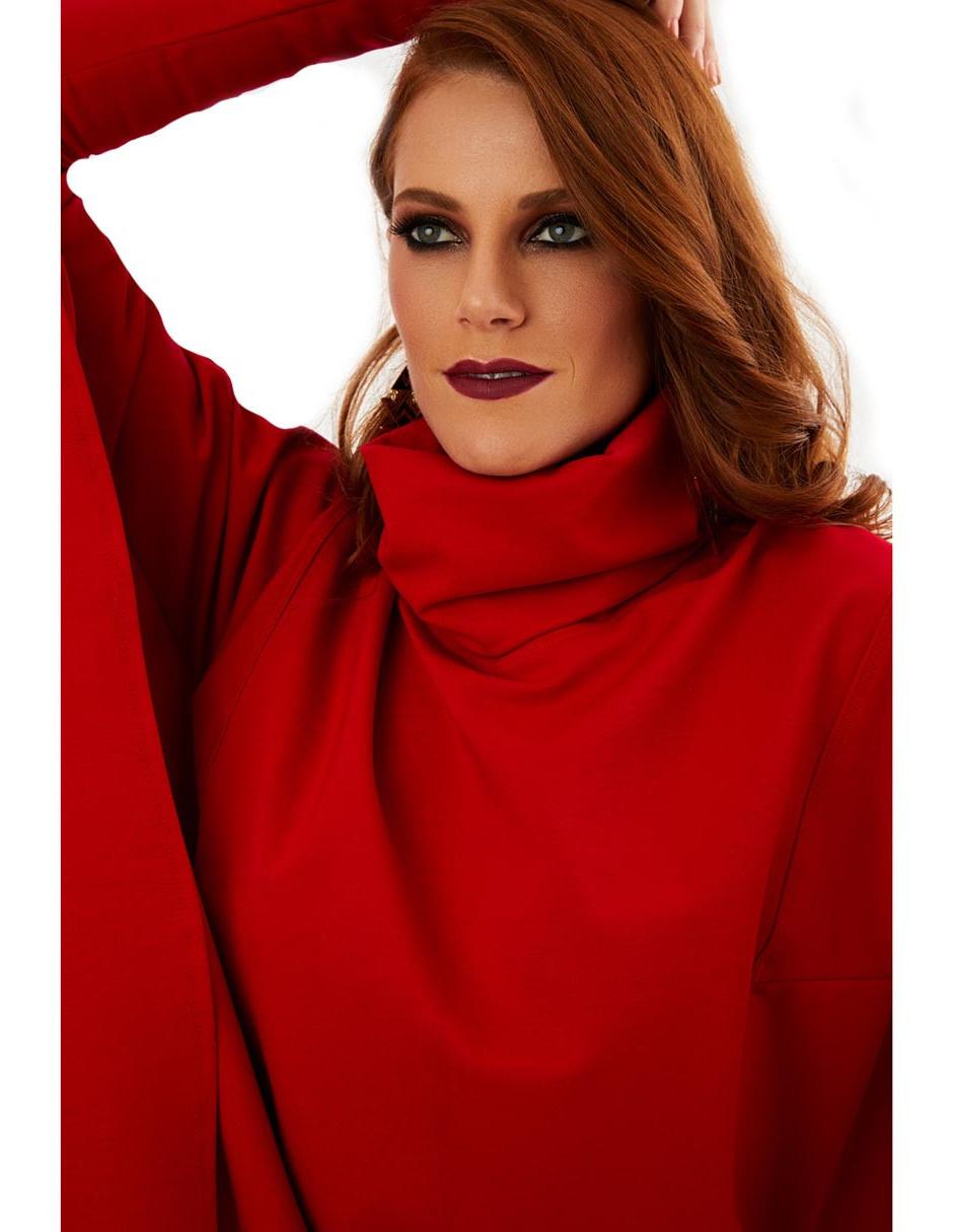 Suéter cuello con escote para mujer 2