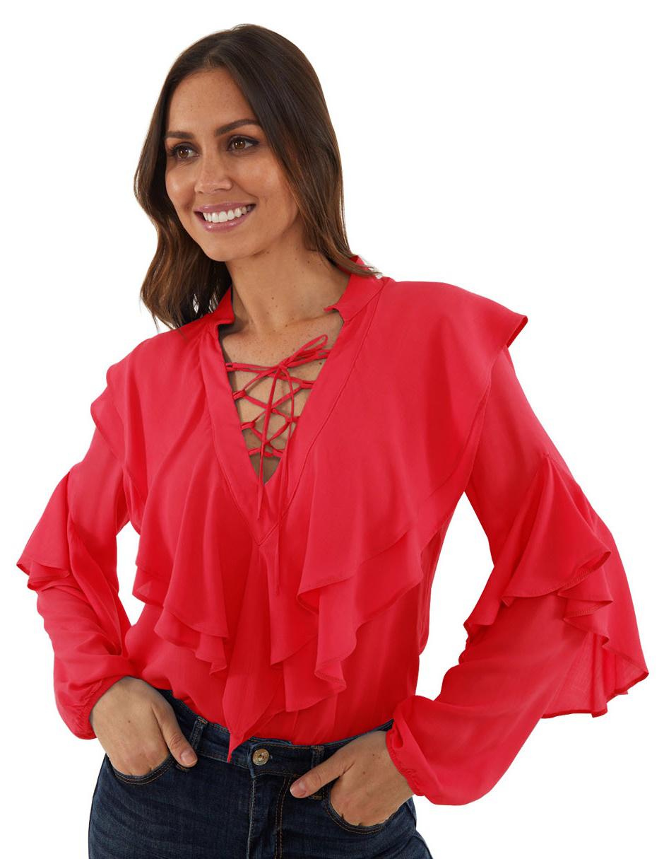 Blusa panni manga larga para mujer 1