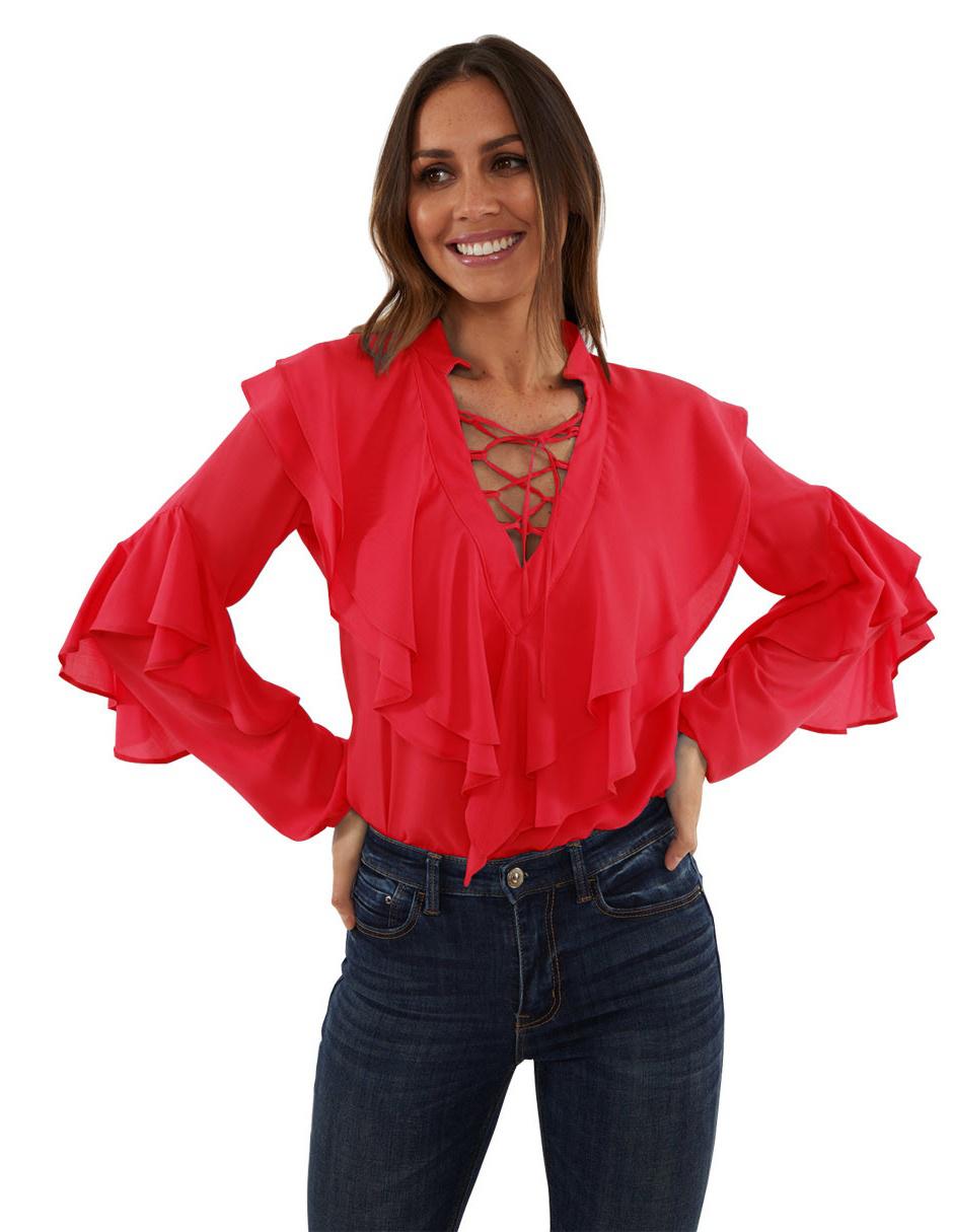 Blusa panni manga larga para mujer 2