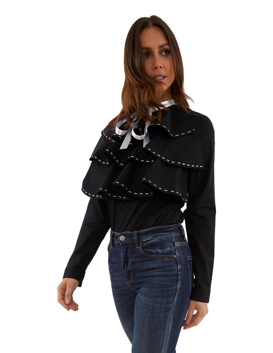 Blusa manga larga para mujer