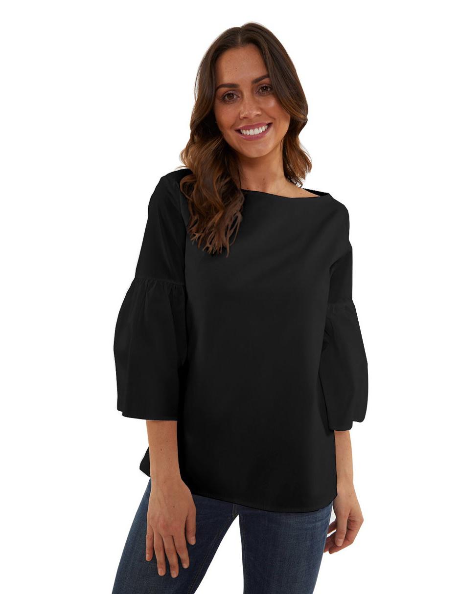 Blusa pat manga 3/4 para mujer