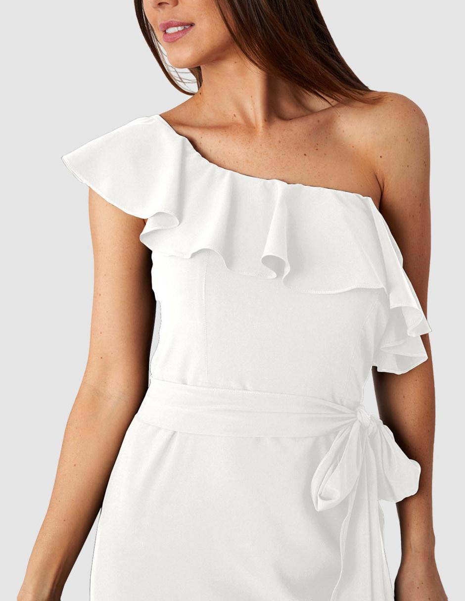Vestido maxi de fiesta escote Medio 4