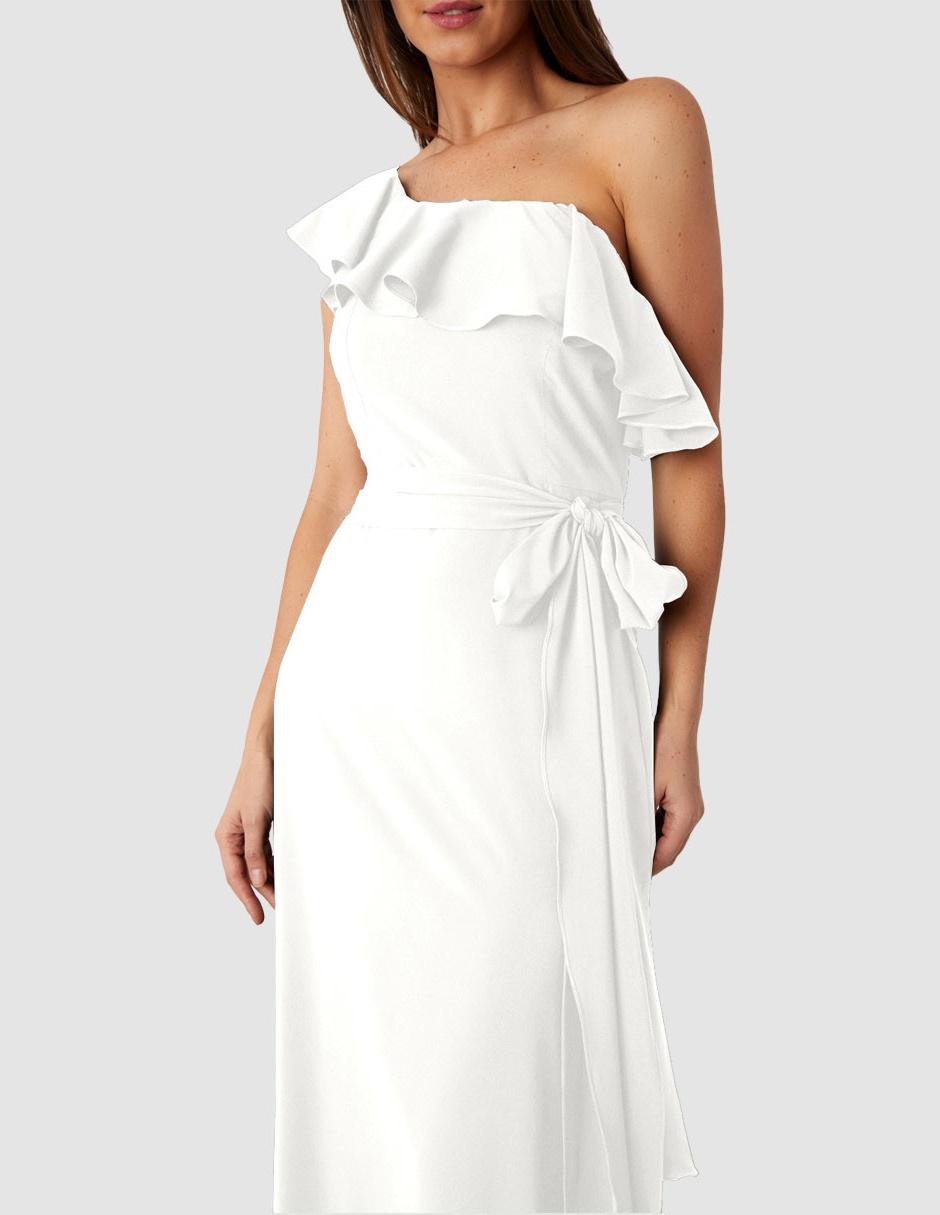 Vestido maxi de fiesta escote Medio 2