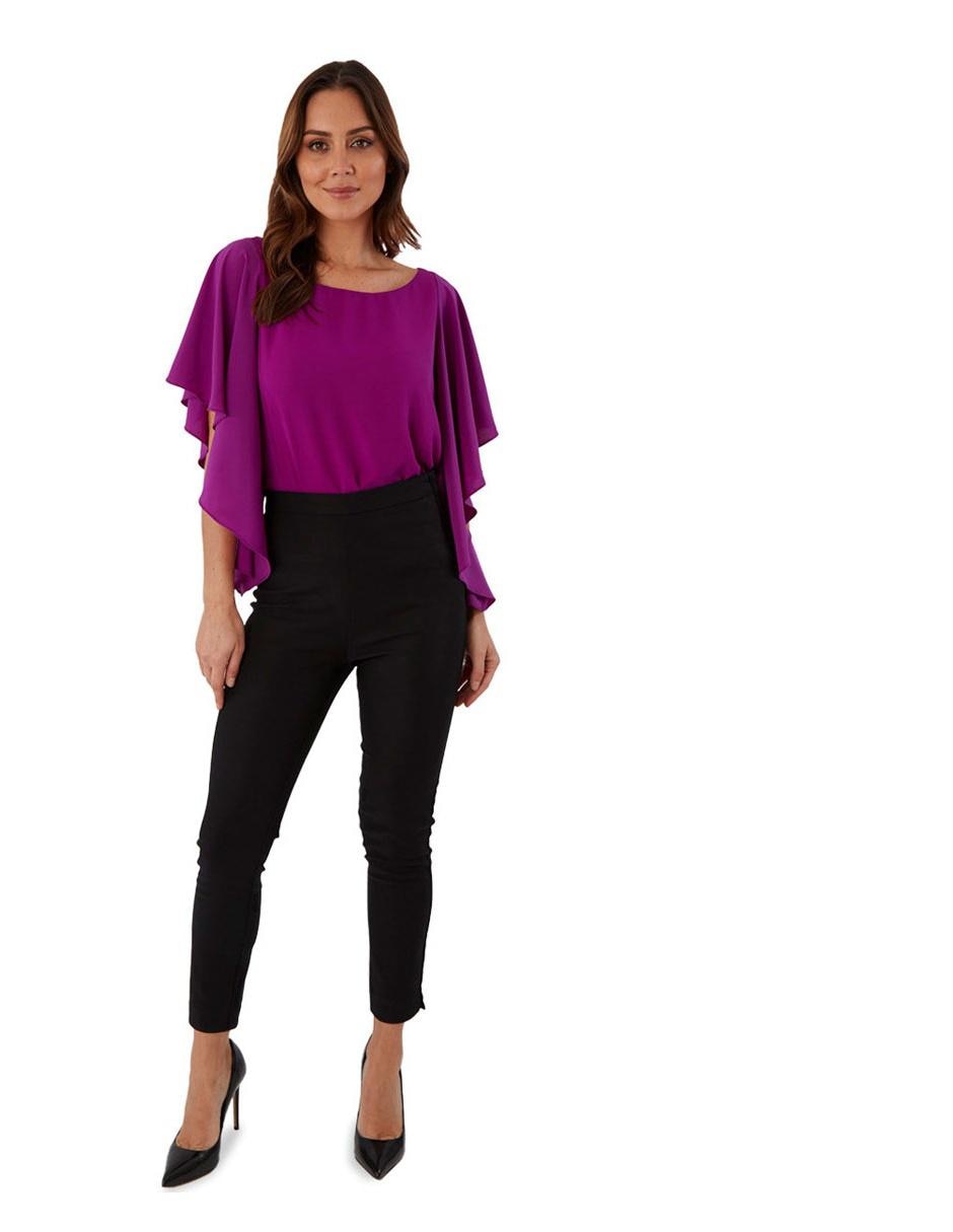 Blusa alondra manga corta para mujer 2