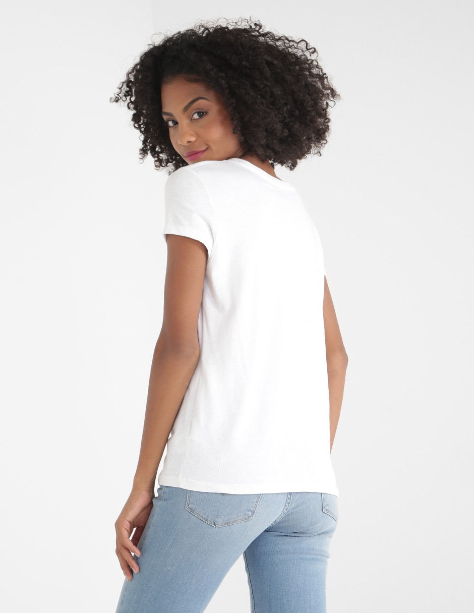 Playera manga corta 365 Essential cuello redondo para mujer 2