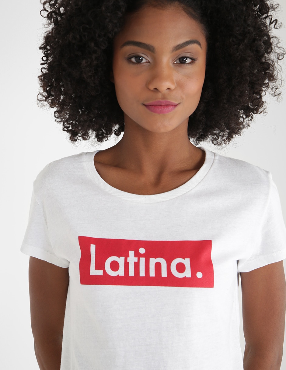 Playera manga corta 365 Essential cuello redondo para mujer 4