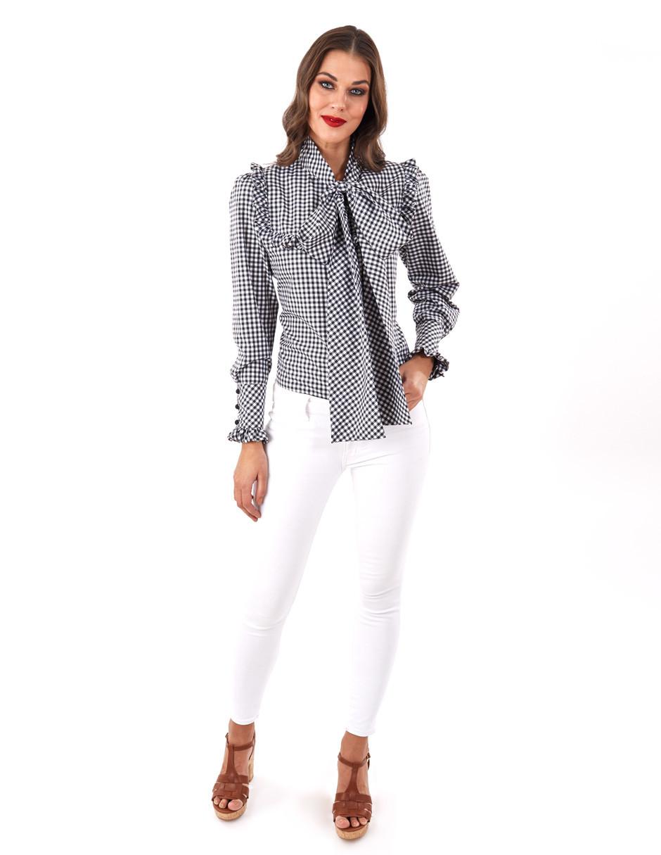Blusa manga larga para mujer 4