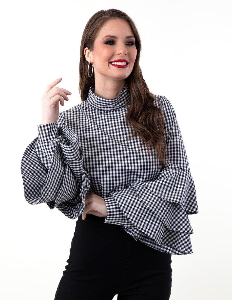 Blusa Bgl manga corta para mujer