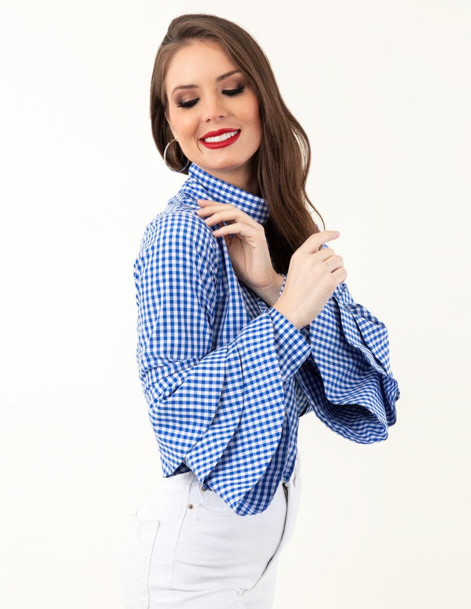 Blusa fosterse manga larga para mujer 3