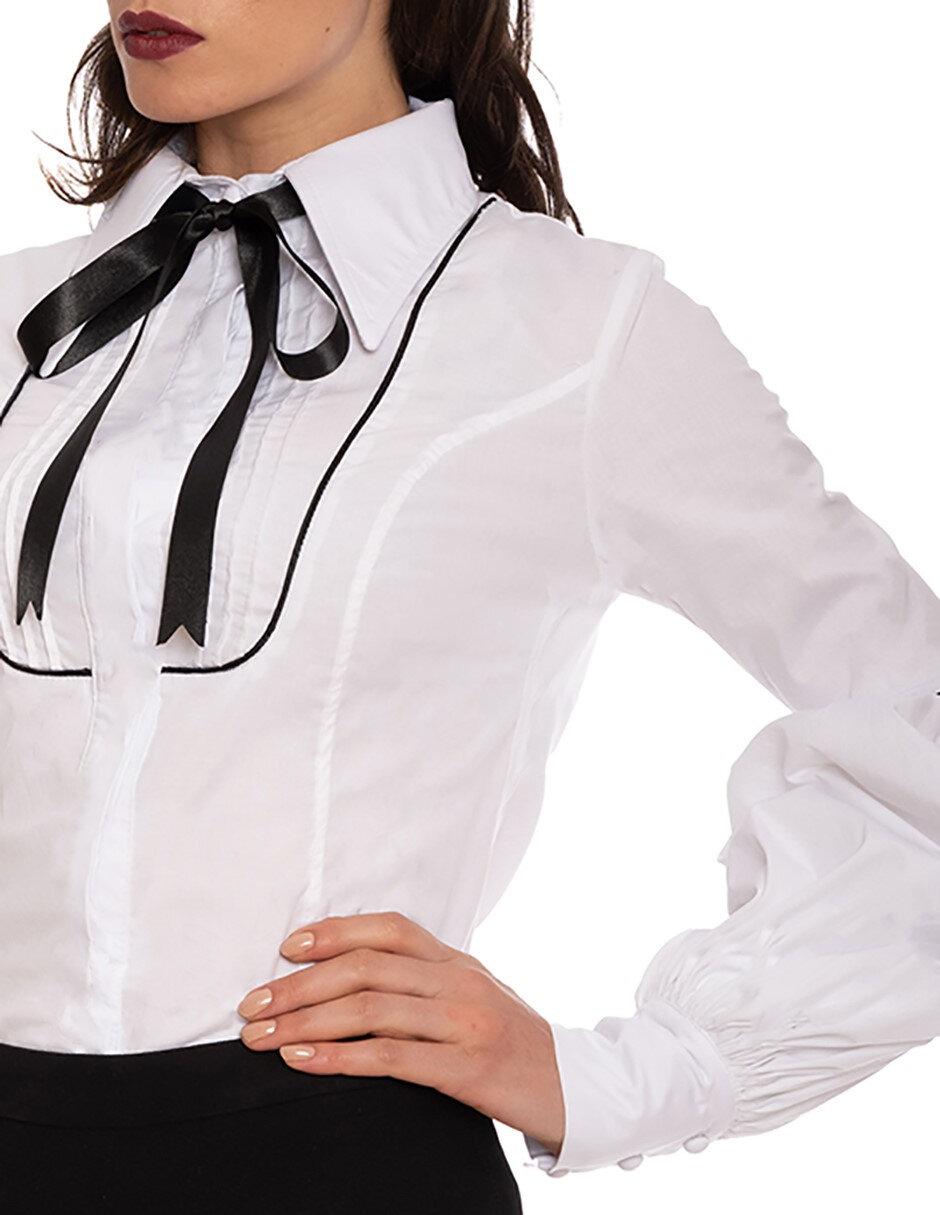 Blusa sunn manga larga para mujer 4