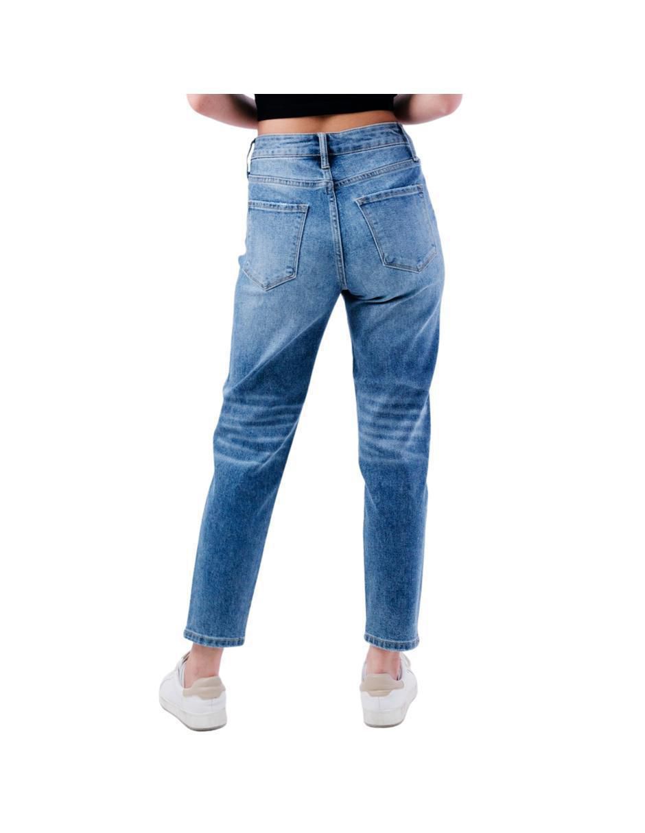 Jeans mom para mujer
