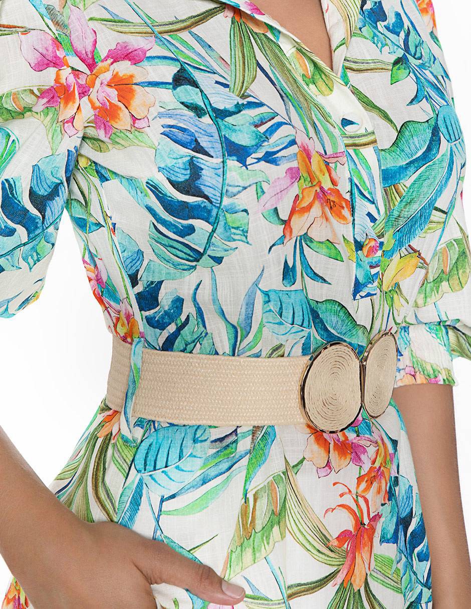 Blusa Studio F manga 3/4 para mujer