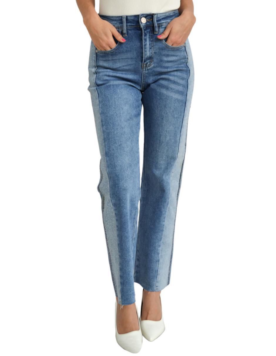 Jeans relajado j-dx-209-claro para mujer 5
