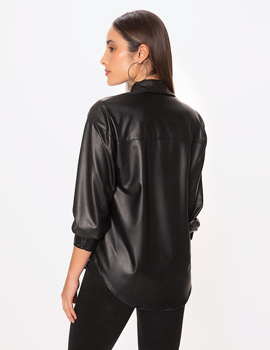 Blusa Studio F manga larga para mujer