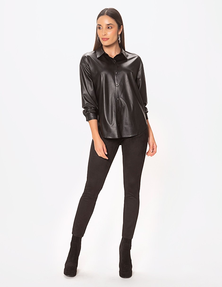 Blusa Studio F manga larga para mujer