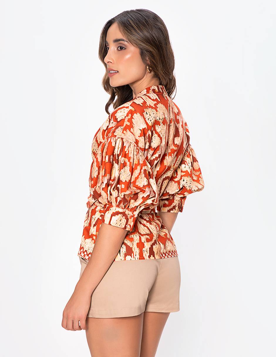 Blusa manga 3/4 para mujer