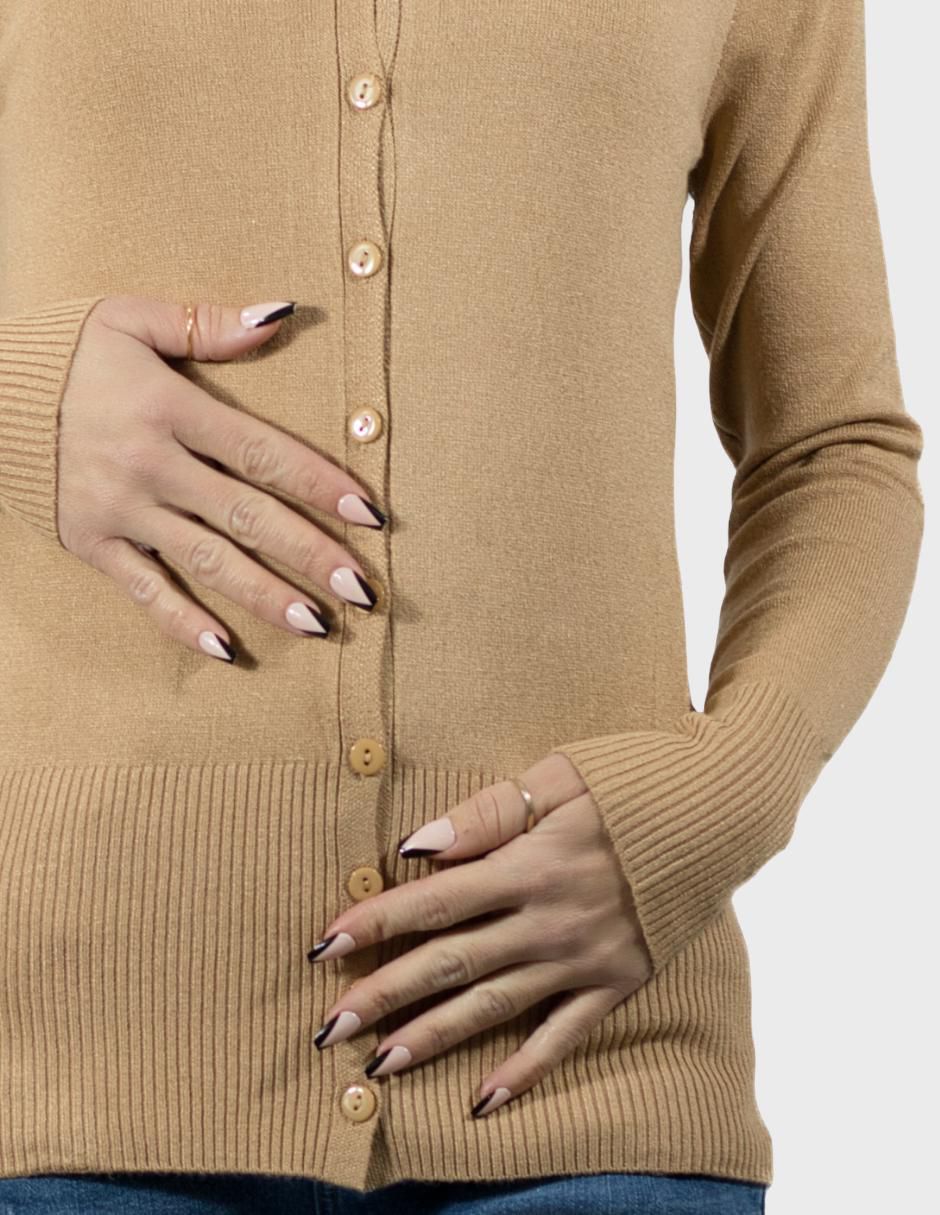 Suéter cuello v para mujer 3