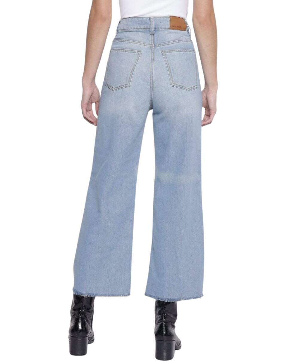 Jeans relaxed wide leg para mujer 2