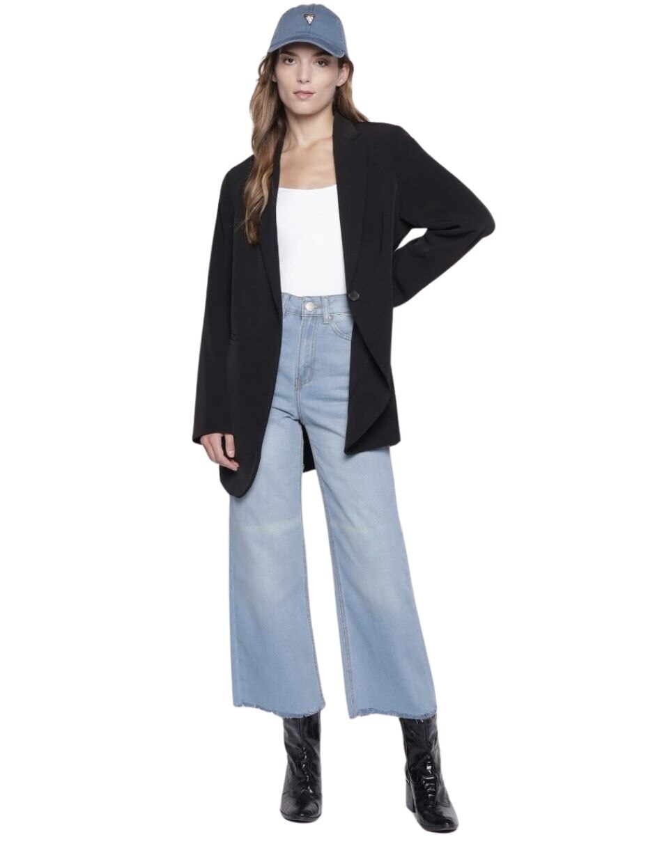 Jeans relaxed wide leg para mujer 3