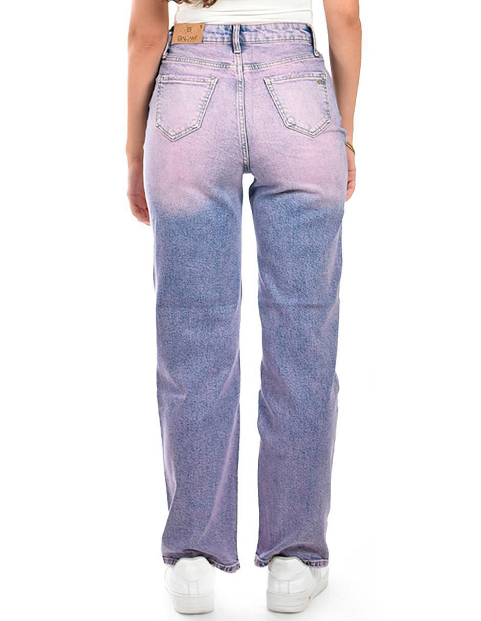 Jeans relajado j-bal-6619-rosa para mujer 3