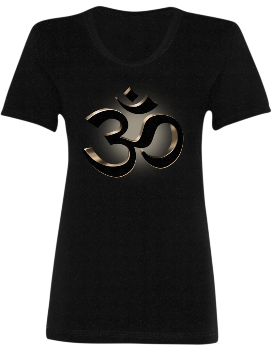 Playera manga corta Marëvnyk Buda cuello redondo para mujer