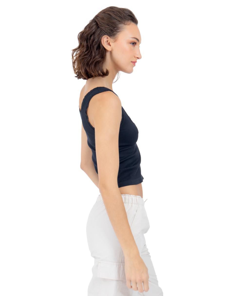 Top escote regular tirante ancho 4