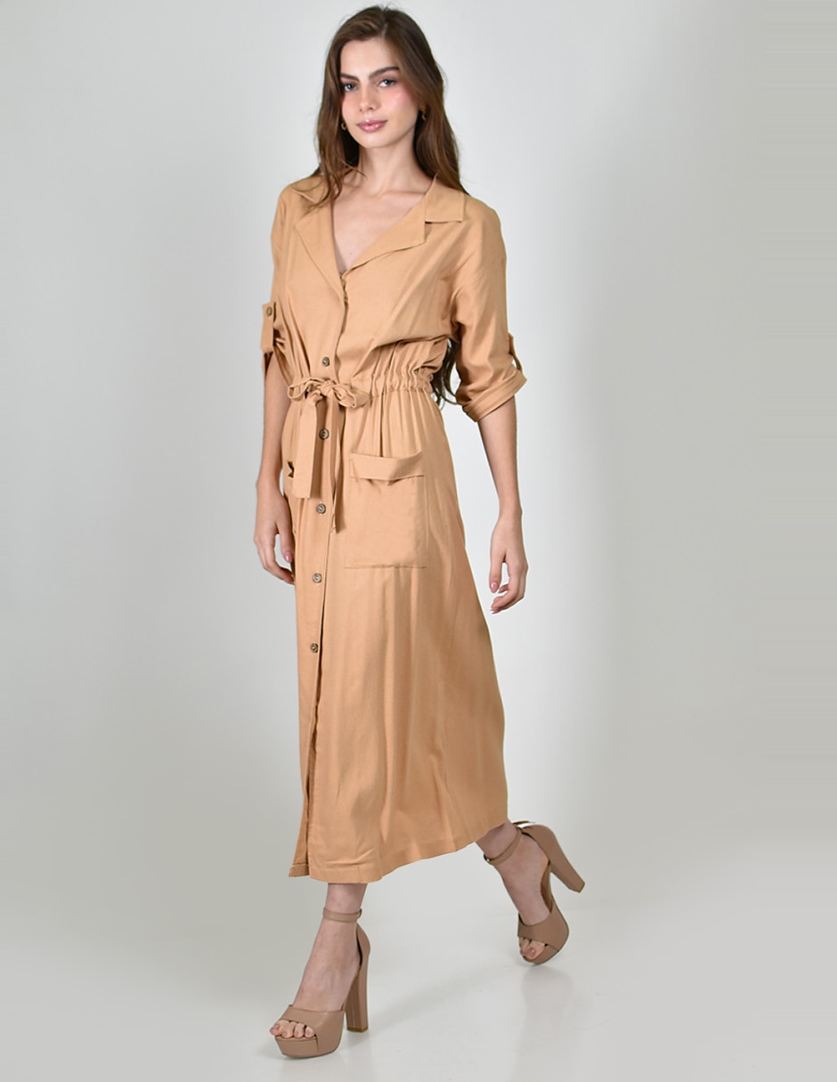 Vestido midi casual para mujer 4