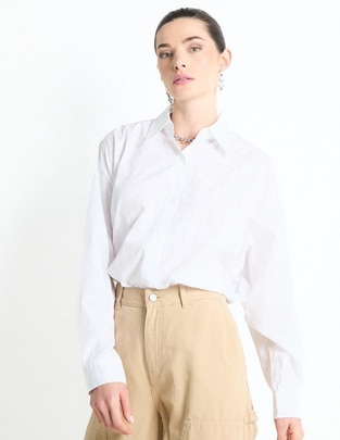 Blusa camisera Kur.Kuma manga larga para mujer 1