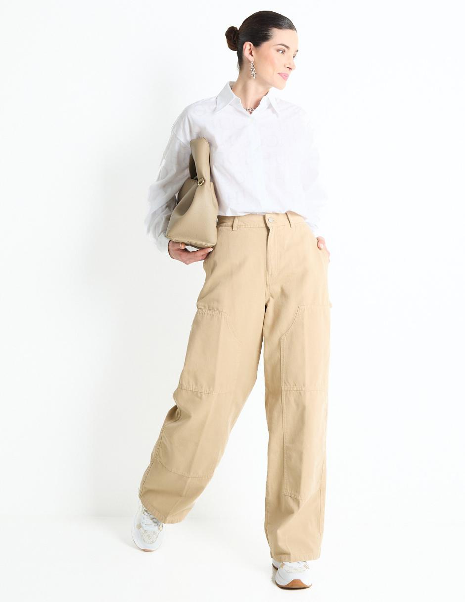 Blusa camisera Kur.Kuma manga larga para mujer 4