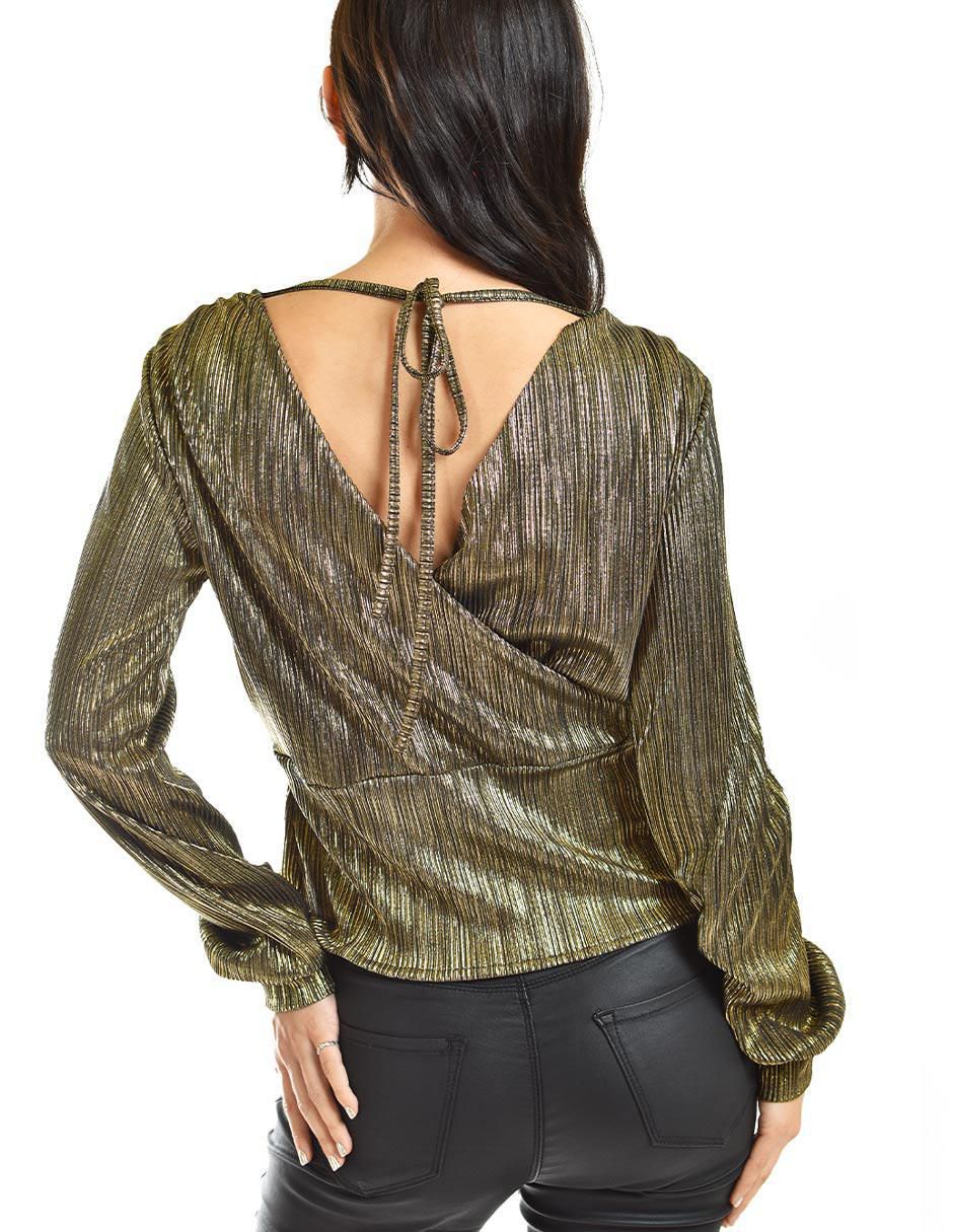 Blusa manga larga para mujer