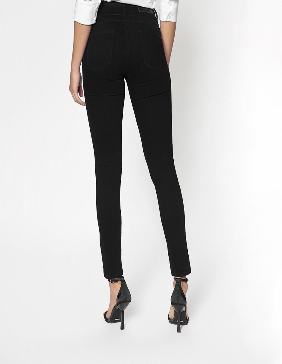 Jeans skinny corte cintura para mujer 4