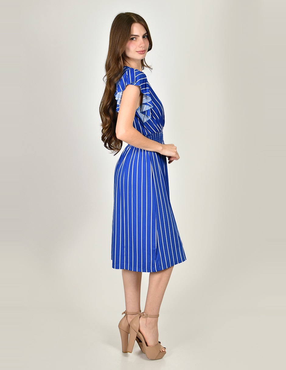 Vestido a la rodilla casual para mujer