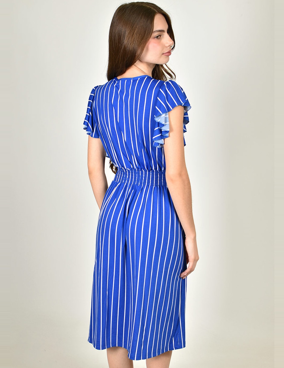 Vestido a la rodilla casual para mujer