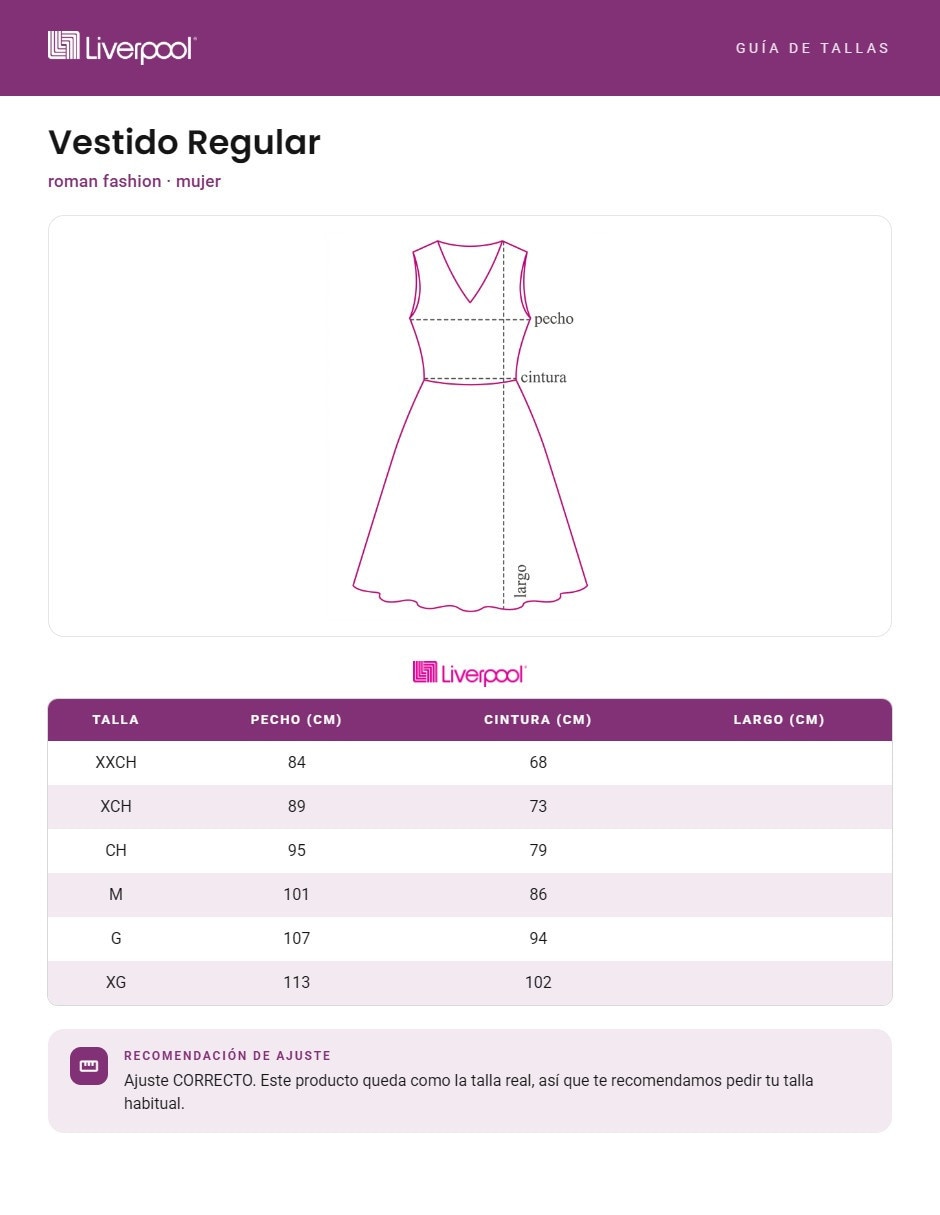 Vestido a la rodilla casual para mujer