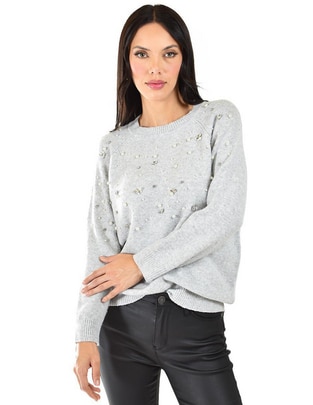 Suéter cuello redondo para mujer Suéter cuello redondo para mujer
