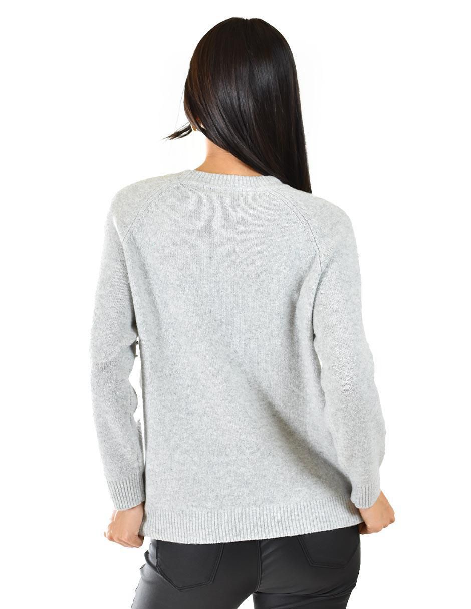 Suéter cuello redondo para mujer 3