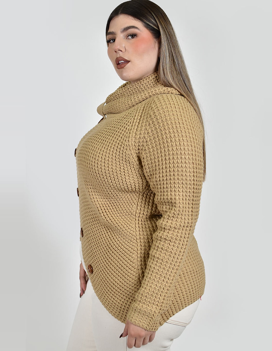 Suéter cuello redondo para mujer 2
