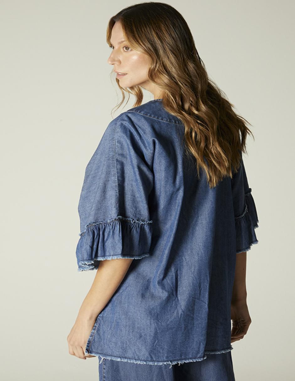 Camisa manga larga para mujer