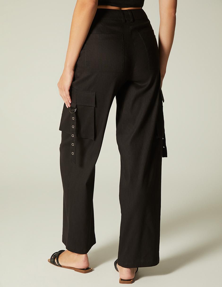 Pantalón cargo Studio F amplio para mujer