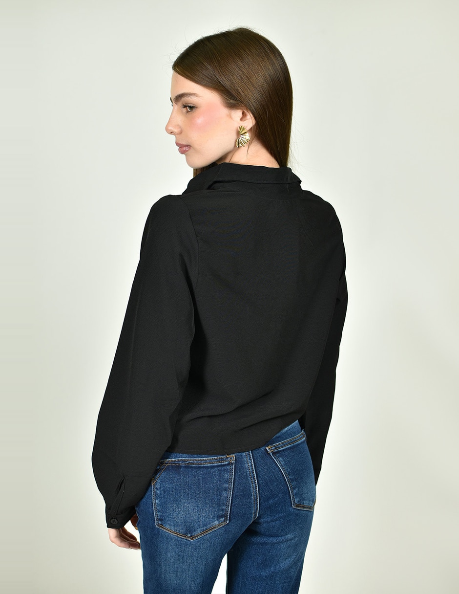Blusa manga larga para mujer 5