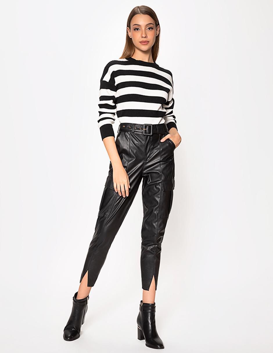 Pantalón capri slim para mujer
