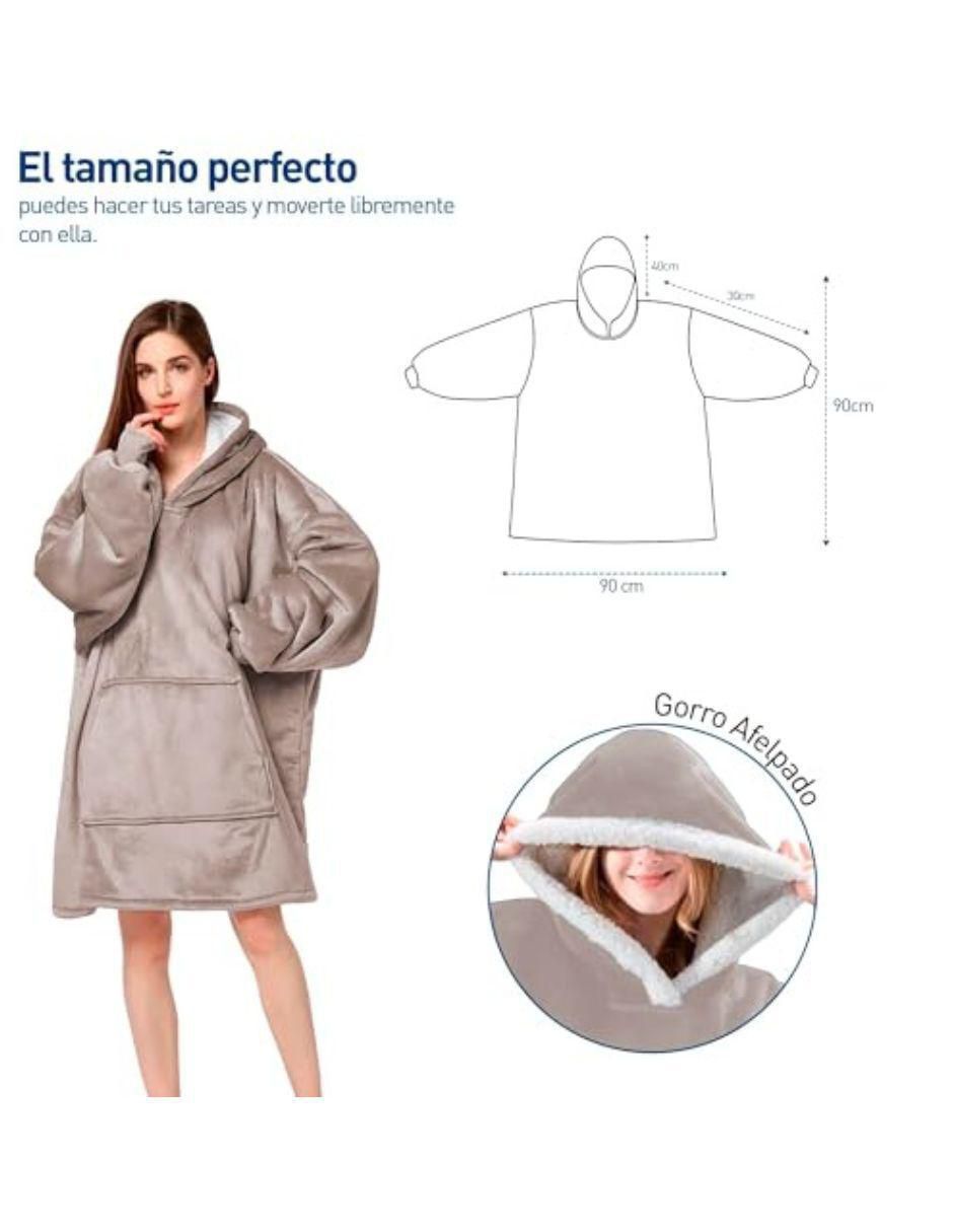 Sudadera con capucha y bolsa para mujer 4