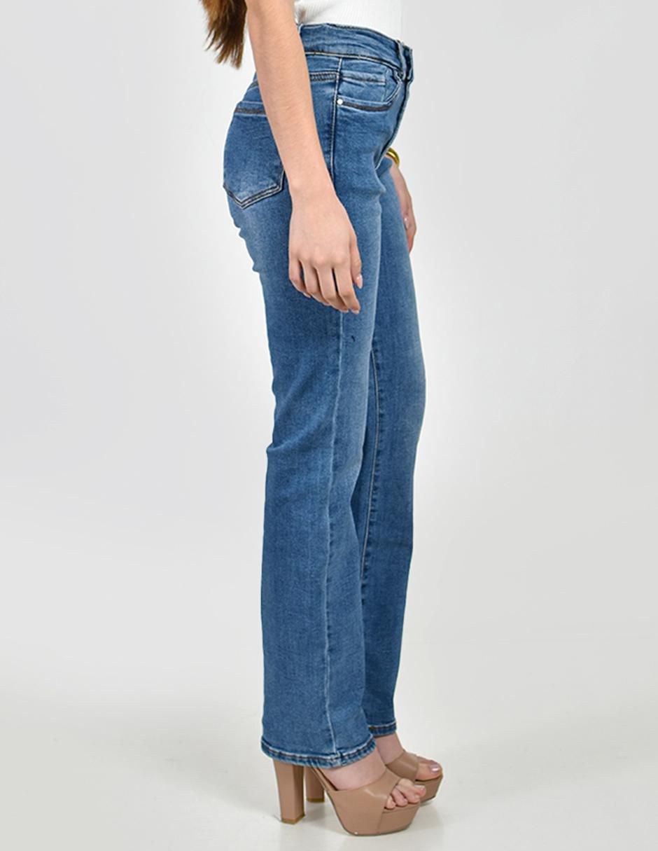 Jeans straight para mujer 2