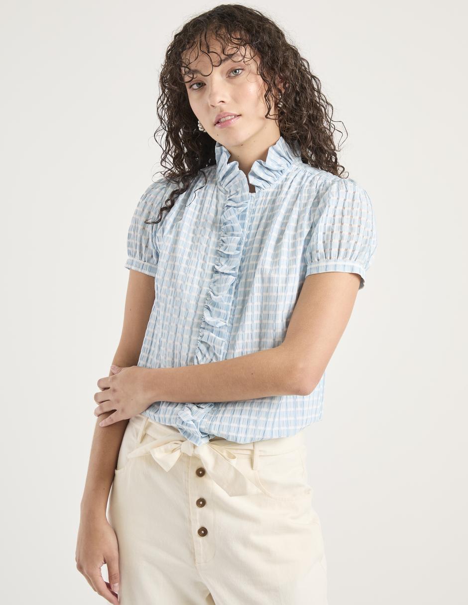 Blusa manga corta para mujer 1