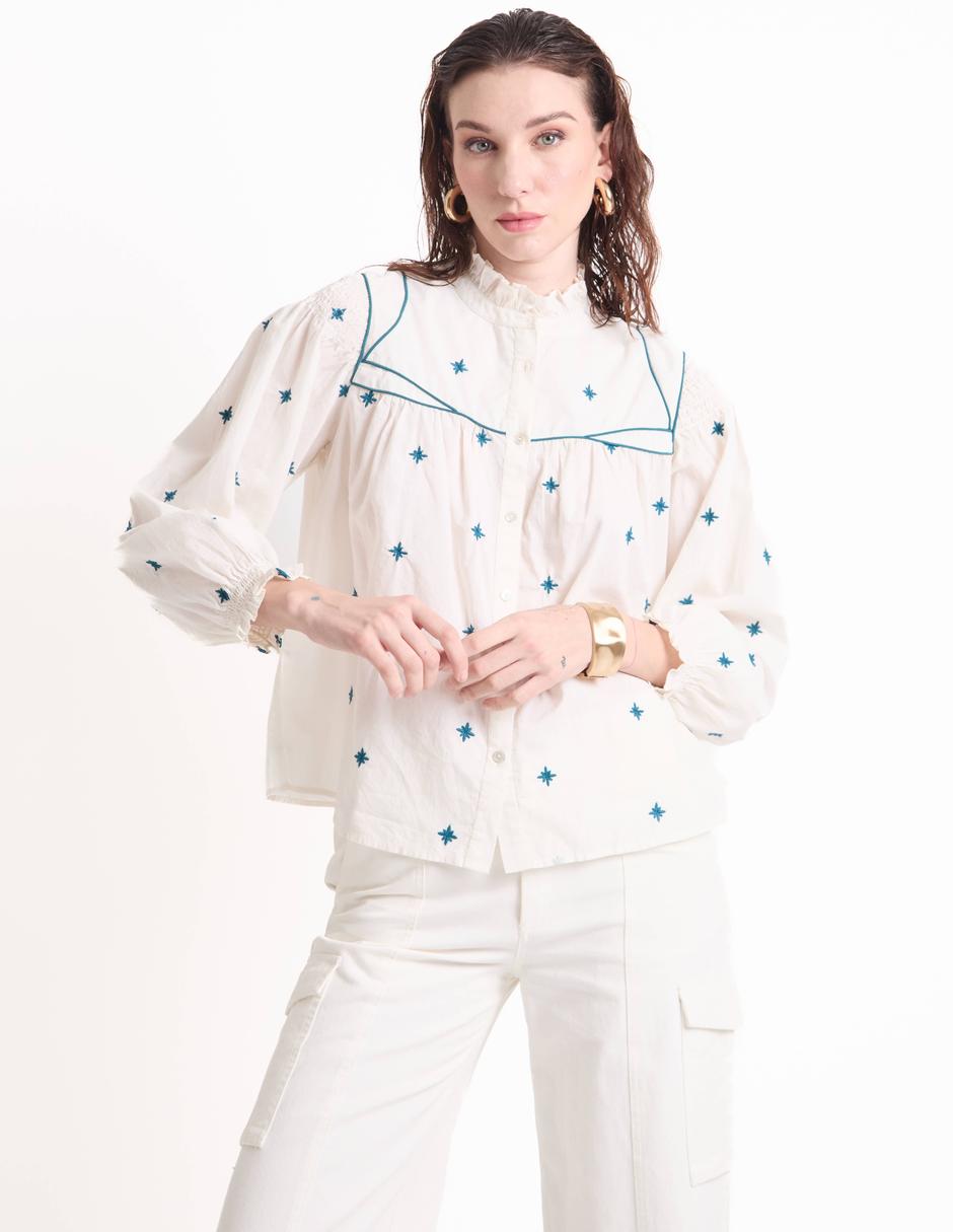 Blusa manga larga para mujer 1