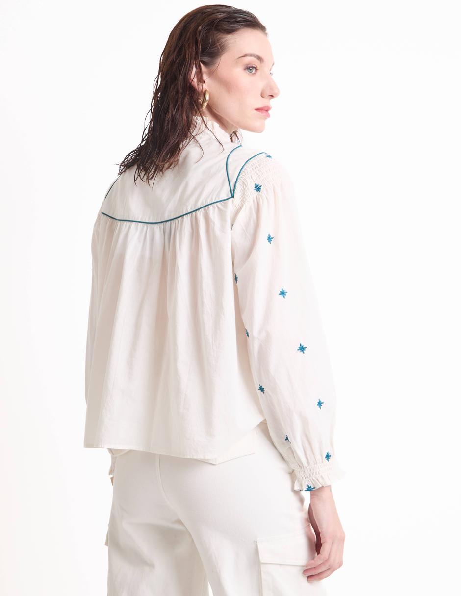 Blusa manga larga para mujer 5