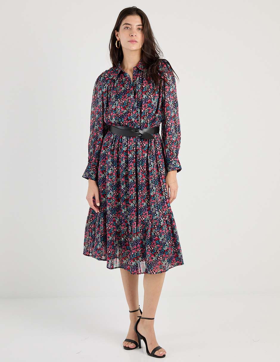 Vestido 3/4 casual para mujer