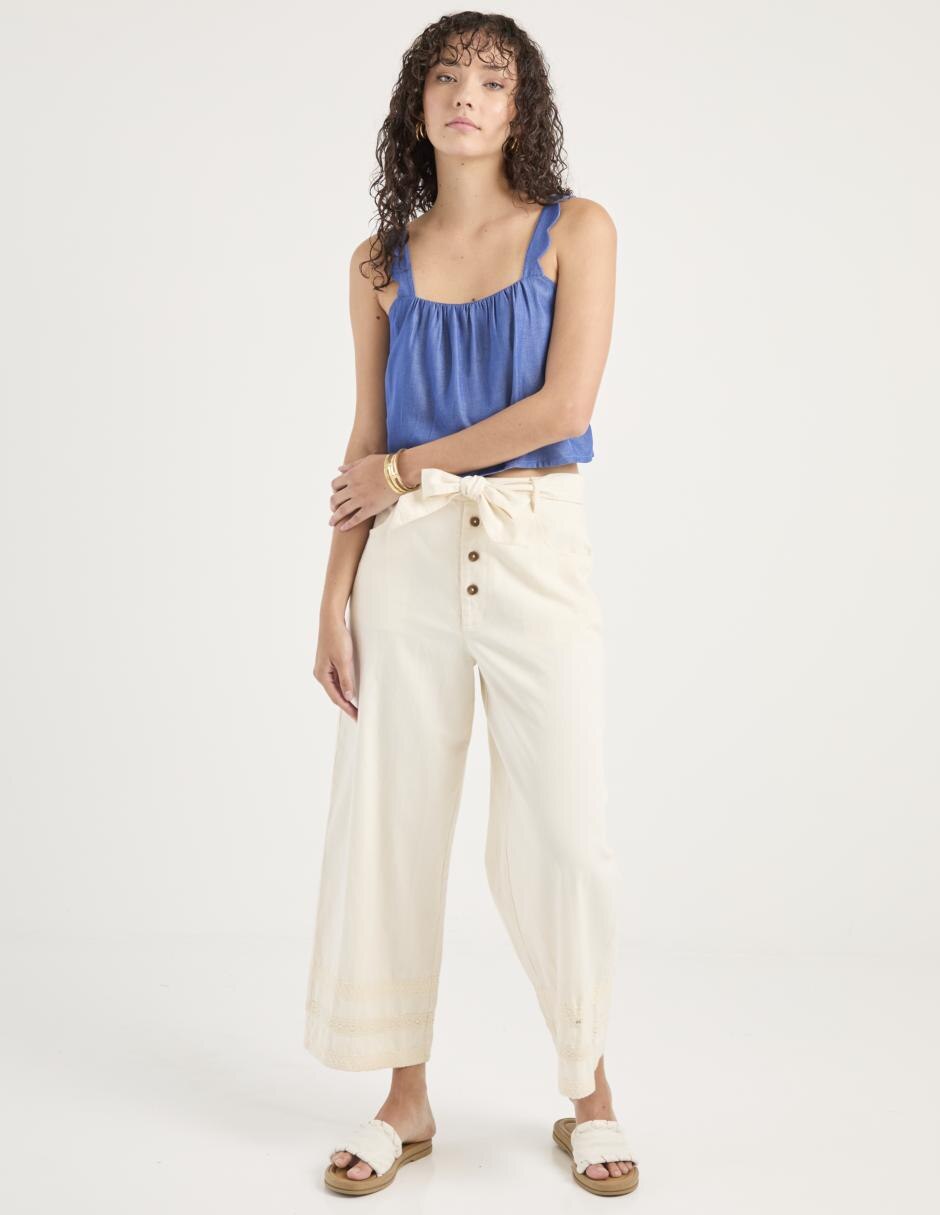 Blusa de tirantes Petite Studio para mujer