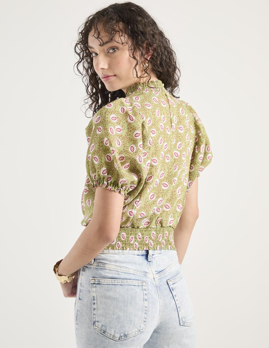 Blusa Petite Studio manga corta para mujer
